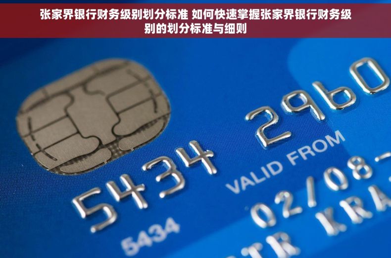 张家界银行财务级别划分标准 如何快速掌握张家界银行财务级别的划分标准与细则