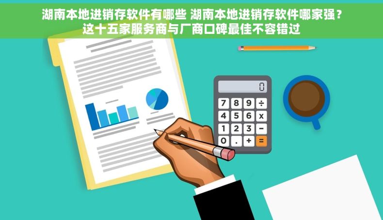 湖南本地进销存软件有哪些 湖南本地进销存软件哪家强？这十五家服务商与厂商口碑最佳不容错过