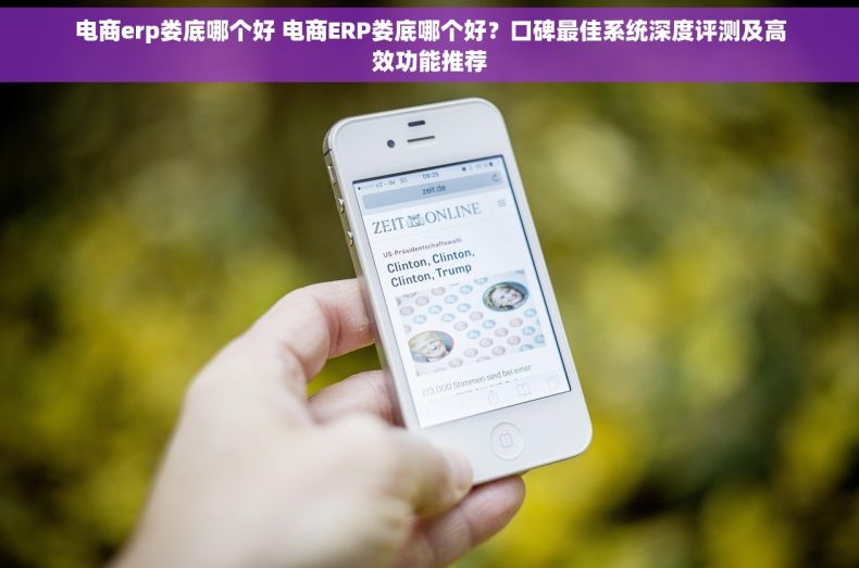电商erp娄底哪个好 电商ERP娄底哪个好？口碑最佳系统深度评测及高效功能推荐