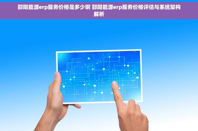 邵阳能源erp服务价格是多少啊 邵阳能源erp服务价格评估与系统架构解析