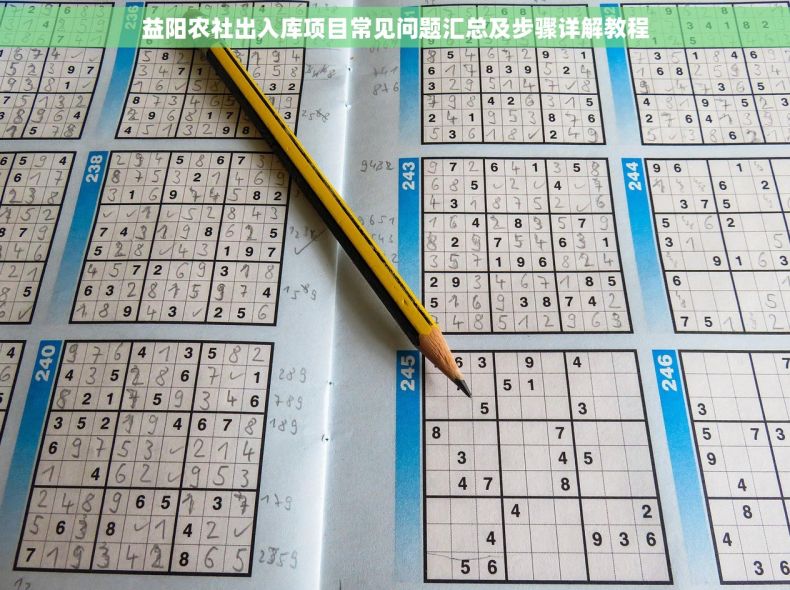 益阳农社出入库项目常见问题汇总及步骤详解教程