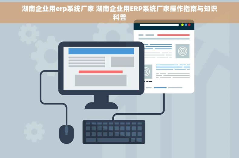 湖南企业用erp系统厂家 湖南企业用ERP系统厂家操作指南与知识科普