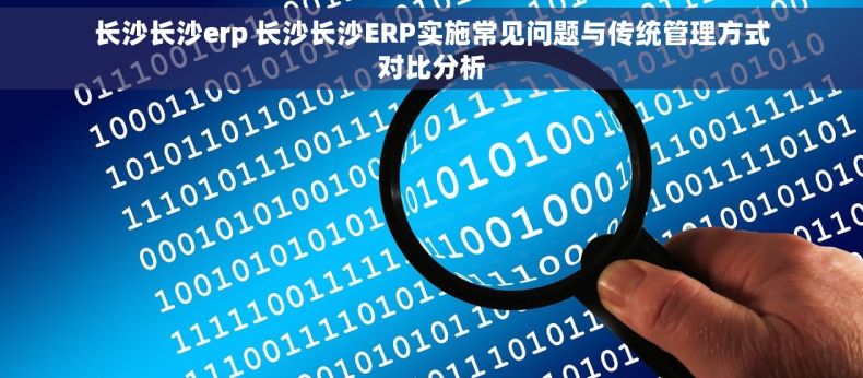 长沙长沙erp 长沙长沙ERP实施常见问题与传统管理方式对比分析