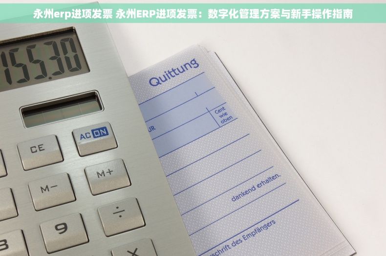 永州erp进项发票 永州ERP进项发票：数字化管理方案与新手操作指南