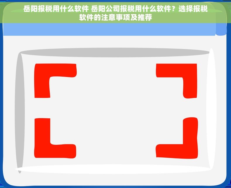 岳阳报税用什么软件 岳阳公司报税用什么软件？选择报税软件的注意事项及推荐