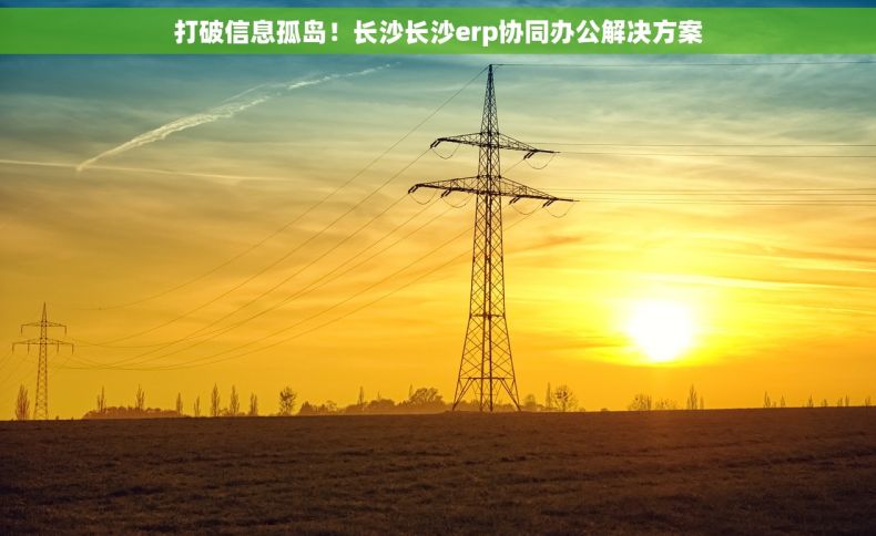 打破信息孤岛！长沙长沙erp协同办公解决方案