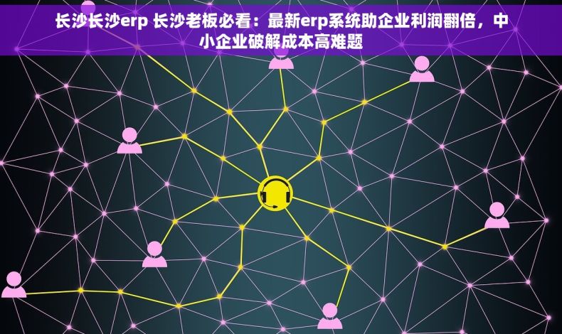 长沙长沙erp 长沙老板必看：最新erp系统助企业利润翻倍，中小企业破解成本高难题