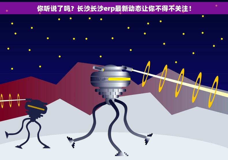 你听说了吗？长沙长沙erp最新动态让你不得不关注！