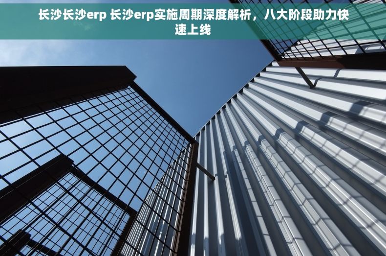 长沙长沙erp 长沙erp实施周期深度解析，八大阶段助力快速上线