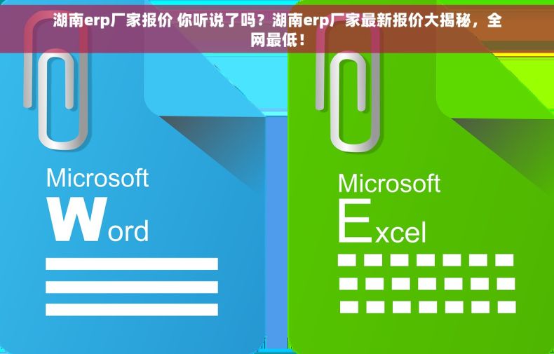 湖南erp厂家报价 你听说了吗？湖南erp厂家最新报价大揭秘，全网最低！
