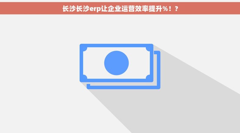 长沙长沙erp让企业运营效率提升%！?