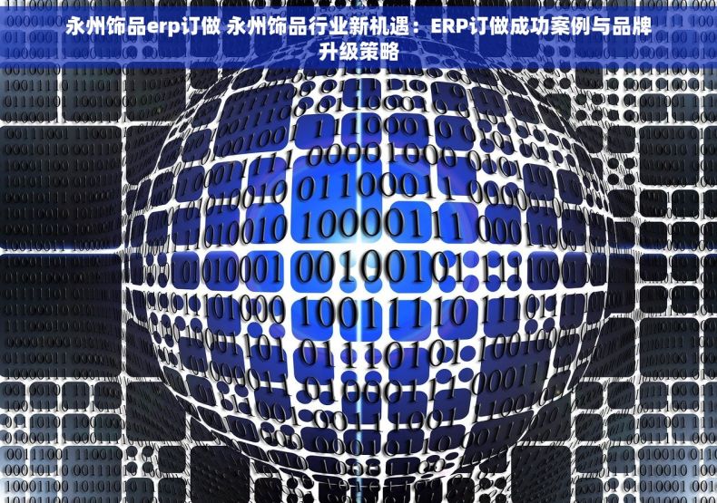永州饰品erp订做 永州饰品行业新机遇：ERP订做成功案例与品牌升级策略