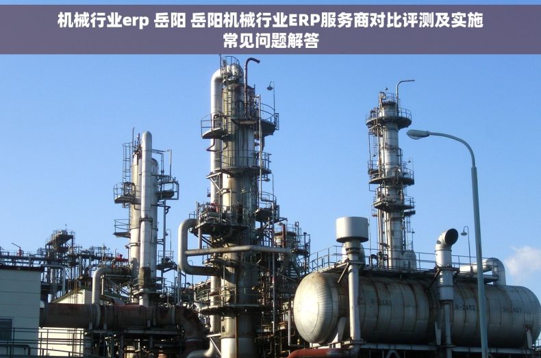 机械行业erp 岳阳 岳阳机械行业ERP服务商对比评测及实施常见问题解答