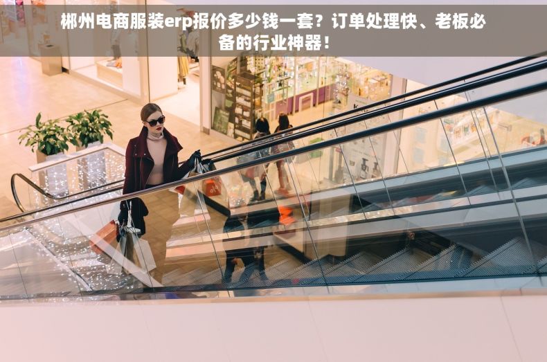 郴州电商服装erp报价多少钱一套？订单处理快、老板必备的行业神器！