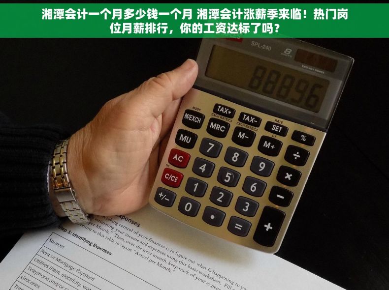 湘潭会计一个月多少钱一个月 湘潭会计涨薪季来临！热门岗位月薪排行，你的工资达标了吗？