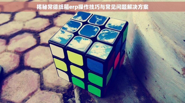 揭秘常德纸箱erp操作技巧与常见问题解决方案