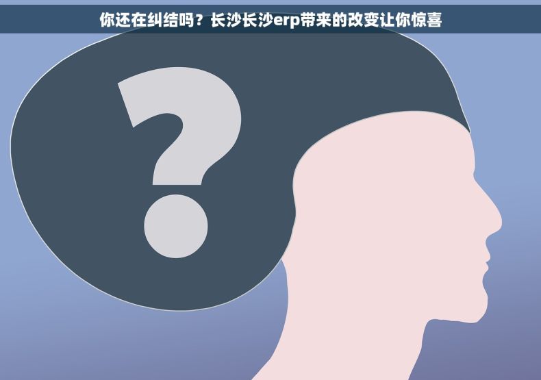 你还在纠结吗？长沙长沙erp带来的改变让你惊喜