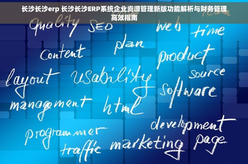 长沙长沙erp 长沙长沙ERP系统企业资源管理新版功能解析与财务管理高效指南