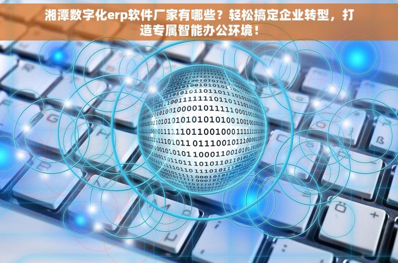 湘潭数字化erp软件厂家有哪些？轻松搞定企业转型，打造专属智能办公环境！