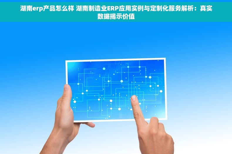 湖南erp产品怎么样 湖南制造业ERP应用实例与定制化服务解析：真实数据揭示价值