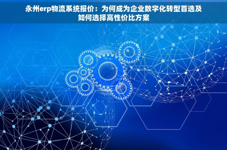永州erp物流系统报价：为何成为企业数字化转型首选及如何选择高性价比方案