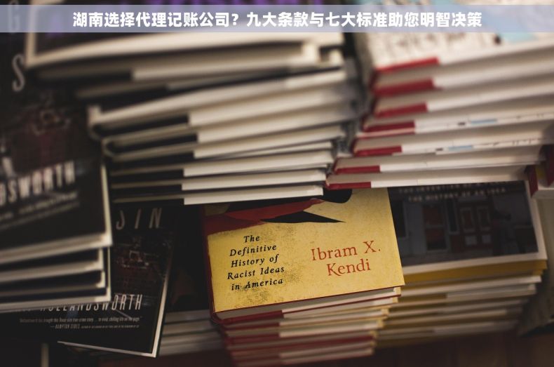 湖南选择代理记账公司？九大条款与七大标准助您明智决策