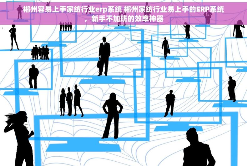 郴州容易上手家纺行业erp系统 郴州家纺行业易上手的ERP系统，新手不加班的效率神器