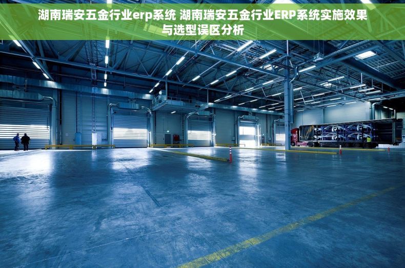 湖南瑞安五金行业erp系统 湖南瑞安五金行业ERP系统实施效果与选型误区分析