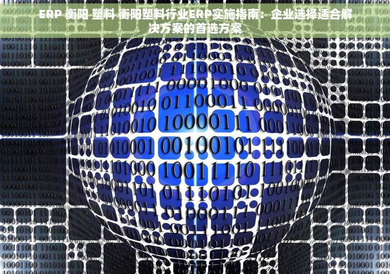 ERP 衡阳 塑料 衡阳塑料行业ERP实施指南：企业选择适合解决方案的首选方案