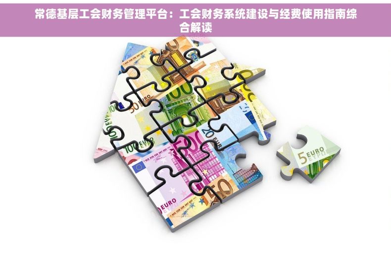 常德基层工会财务管理平台：工会财务系统建设与经费使用指南综合解读