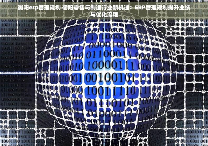 衡阳erp管理规划 衡阳零售与制造行业新机遇：ERP管理规划提升业绩与优化流程
