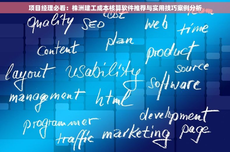 项目经理必看：株洲建工成本核算软件推荐与实用技巧案例分析