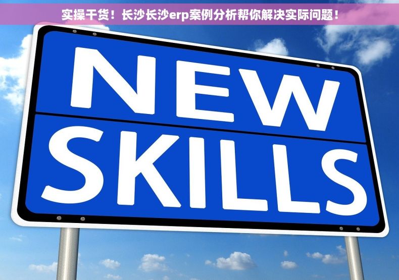 实操干货！长沙长沙erp案例分析帮你解决实际问题！