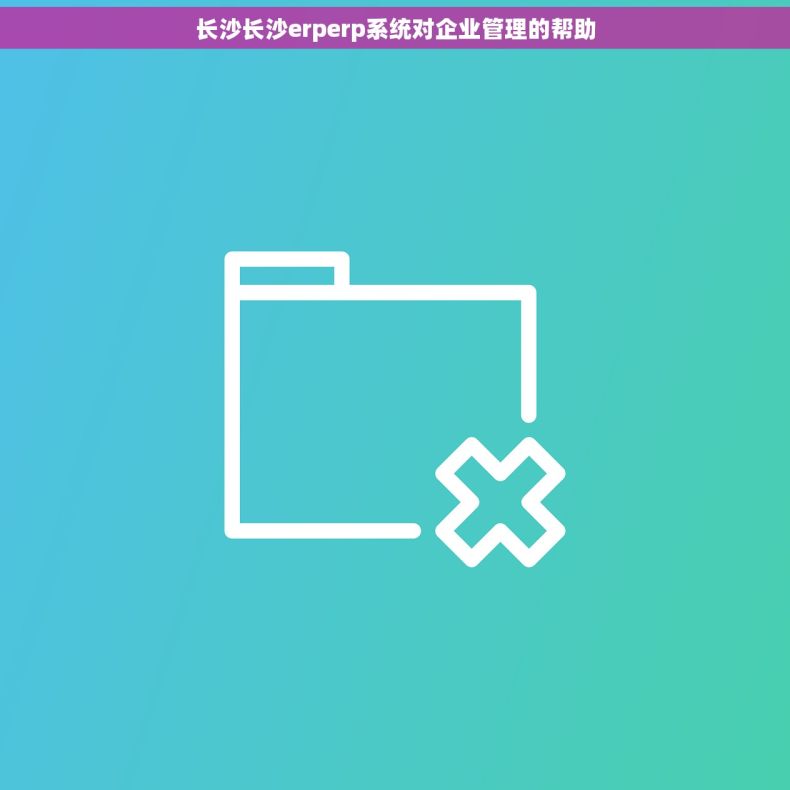长沙长沙erperp系统对企业管理的帮助