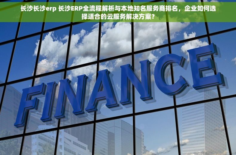 长沙长沙erp 长沙ERP全流程解析与本地知名服务商排名，企业如何选择适合的云服务解决方案？
