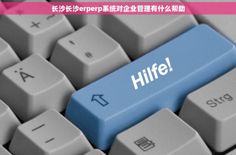 长沙长沙erperp系统对企业管理有什么帮助