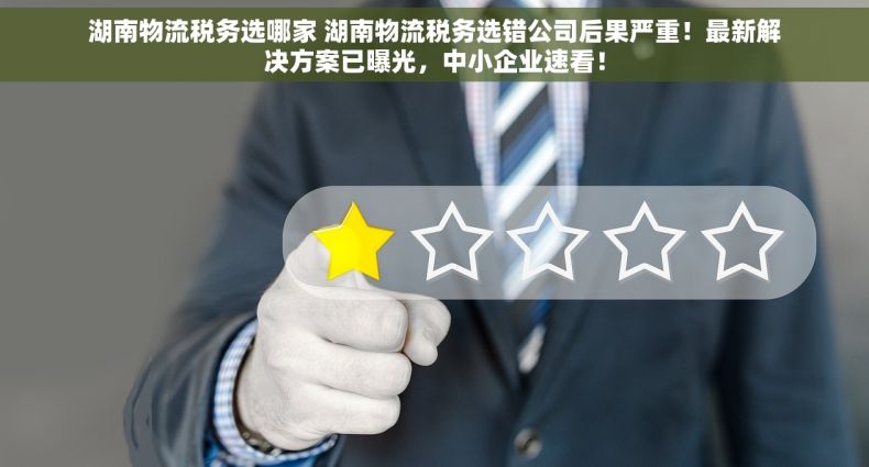 湖南物流税务选哪家 湖南物流税务选错公司后果严重！最新解决方案已曝光，中小企业速看！