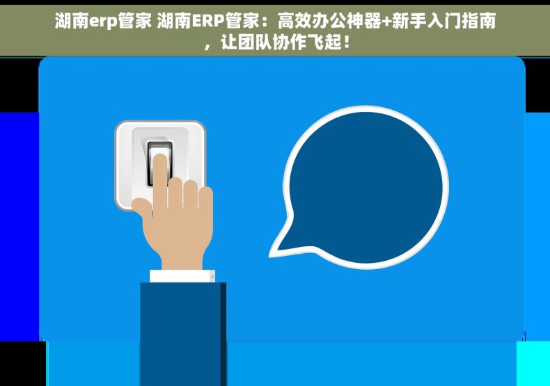 湖南erp管家 湖南ERP管家：高效办公神器+新手入门指南，让团队协作飞起！