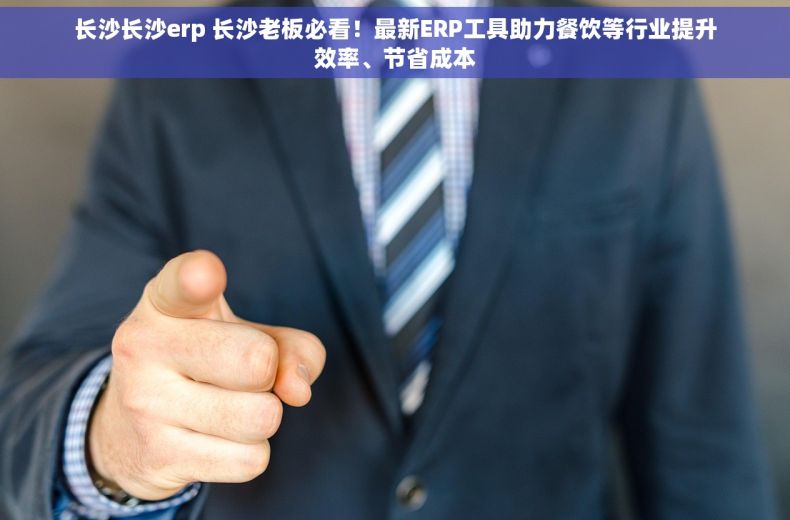 长沙长沙erp 长沙老板必看！最新ERP工具助力餐饮等行业提升效率、节省成本