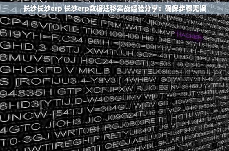 长沙长沙erp 长沙erp数据迁移实战经验分享：确保步骤无误