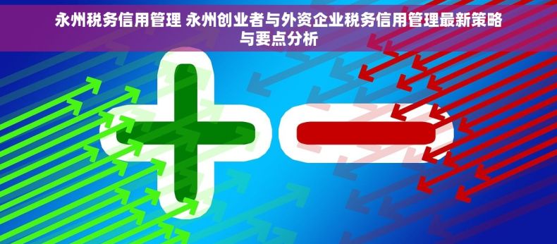 永州税务信用管理 永州创业者与外资企业税务信用管理最新策略与要点分析