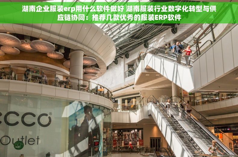 湖南企业服装erp用什么软件做好 湖南服装行业数字化转型与供应链协同：推荐几款优秀的服装ERP软件
