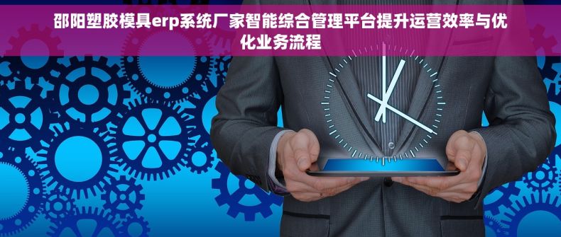 邵阳塑胶模具erp系统厂家智能综合管理平台提升运营效率与优化业务流程