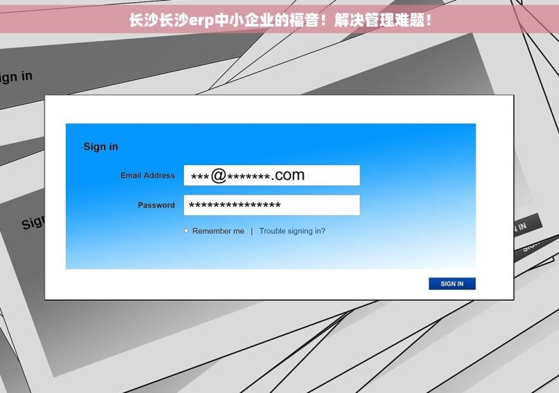 长沙长沙erp中小企业的福音！解决管理难题！