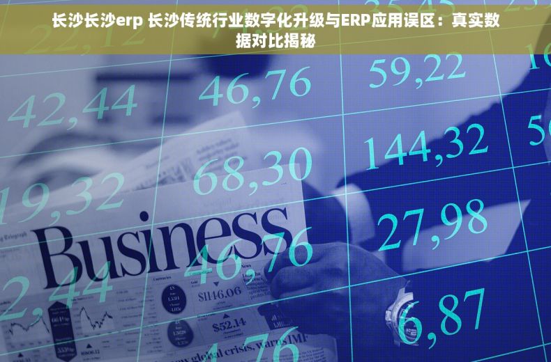 长沙长沙erp 长沙传统行业数字化升级与ERP应用误区：真实数据对比揭秘