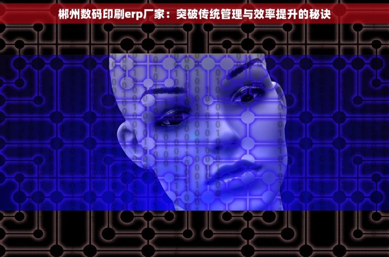 郴州数码印刷erp厂家：突破传统管理与效率提升的秘诀