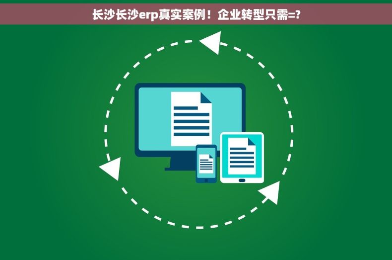 长沙长沙erp真实案例！企业转型只需=?