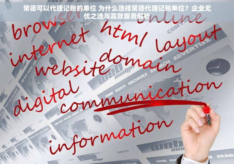 常德可以代理记账的单位 为什么选择常德代理记账单位？企业无忧之选与高效服务解析