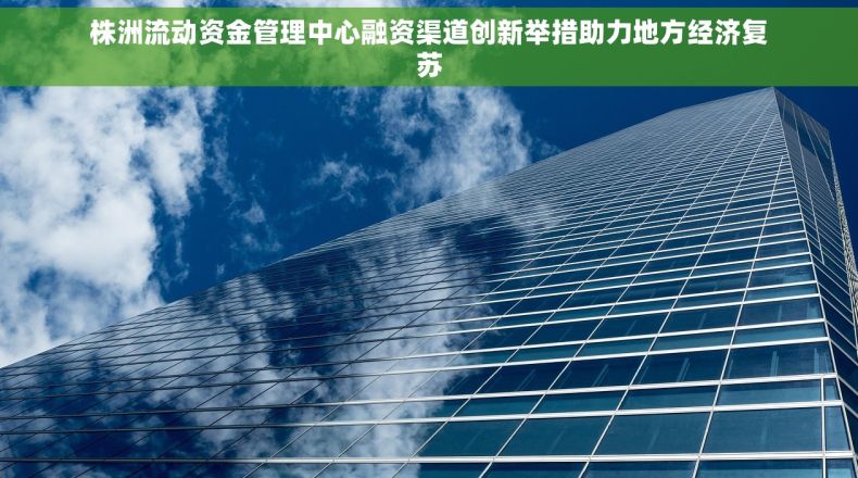 株洲流动资金管理中心融资渠道创新举措助力地方经济复苏