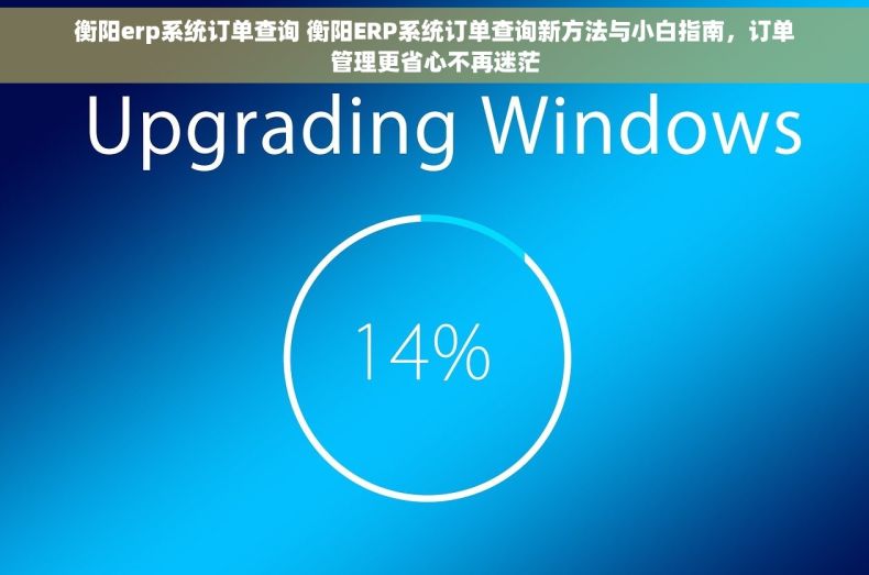 衡阳erp系统订单查询 衡阳ERP系统订单查询新方法与小白指南，订单管理更省心不再迷茫